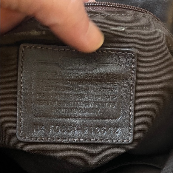 REHAB Vintage Coach Brown and Patchwork Shoulder Bags - Picture 10 of 14